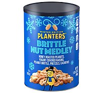 Planters Winter Edition Brittle Nut Trail Mix Snack With Honey - 19.25 Oz