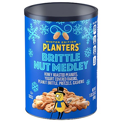 Planters Winter Edition Brittle Nut Trail Mix Snack With Honey - 19.25 Oz - Image 1