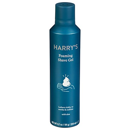 Harry's Men Foaming Shave Gel With Aloe - 6.7 Oz - Image 2