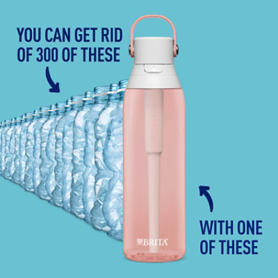 Brita Blush BPA Free Premium Water Bottle With Filter 26 Oz - Image 3