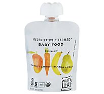 White Leaf Provisions Mango Carrot Banana Baby Food - 3.17 Oz