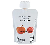White Leaf Provisions Pumpkin And Nectarine Baby Food - 3.17 Oz