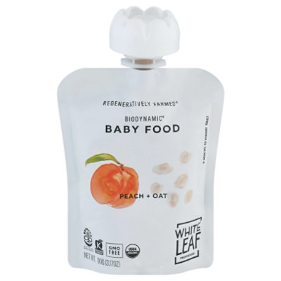 White Leaf Provisions Peach And Oat Baby Food - 90 GR - Image 3