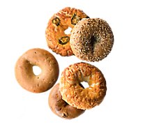 Bakery Assorted Bagels 5 Count - Each