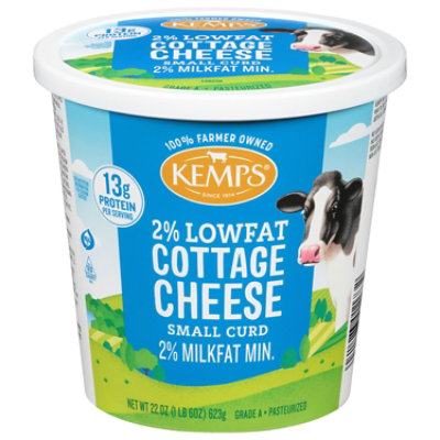 Kemps 2% Reduced Fat Cottage Cheese - 22 Oz - Image 1