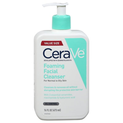 CeraVe Foaming Facial Cleanser - 16 Fl. Oz. - Image 3