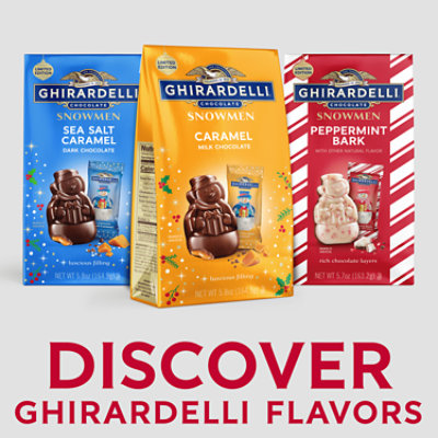 Ghirardelli Milk Chocolate Caramel Snowmen - 5.8 Oz - Image 2