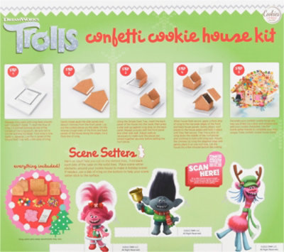 Cookies United Trolls Confetti Cookie House Kit - 29 Oz - Image 6