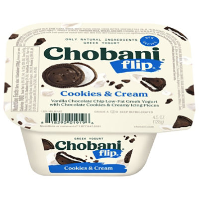 Chobani Flip Cookies & Cream Greek Yogurt - 4.5 Oz - Image 3