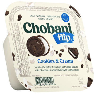 Chobani Flip Cookies & Cream Greek Yogurt - 4.5 Oz - Image 1