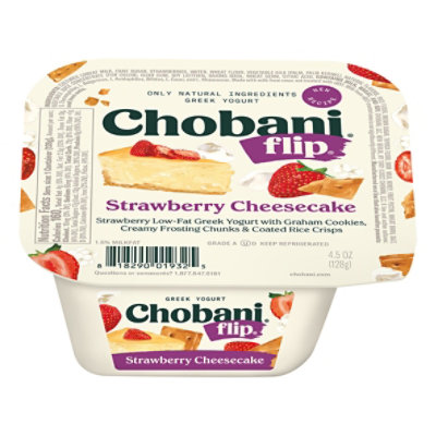 Chobani Flip Low Fat Strawberry Cheesecake Greek Yogurt - 4.5 Oz - Image 3