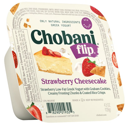 Chobani Flip Low Fat Strawberry Cheesecake Greek Yogurt - 4.5 Oz - Image 1