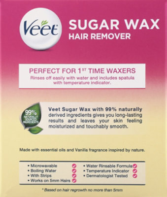 Veet Sugar Wax 250 Ml - 8.45 Oz - Image 5