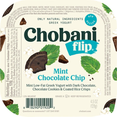 Chobani Flip Mint Chocolate Chip Greek Yogurt - 4.5 Oz - Image 2