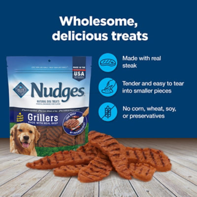 Blue Nudges Grillers Natural Beef Dog Treats - 16 Oz - Image 4