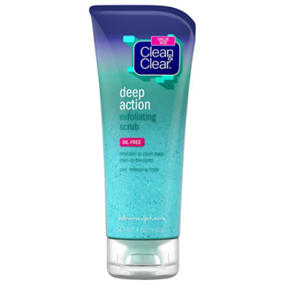 Clean & Clear Oil Free Deep Action Exfoliating Facial Scrub - 7 Fl. Oz. - Image 3