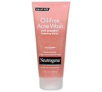 Neutrogena Oil Free Pink Grapefruit Acne Wash Face Scrub - 6.7 Oz
