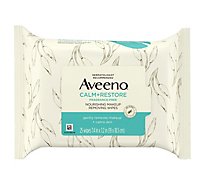 Aveeno Calm Plus Restore Nourishing Makeup Remover Face Wipes - 25 Count