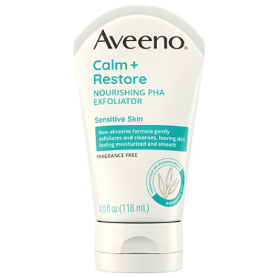 Aveeno Calm + Restore Nourishing PHA Facial Exfoliator - 4 Oz - Image 3