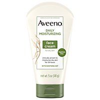 Aveeno Non Gmo Oat Daily Moisturizing Face Cream For Dry Skin - 5.5 Oz - Image 3
