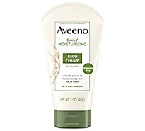 Aveeno Non Gmo Oat Daily Moisturizing Face Cream For Dry Skin - 5.5 Oz