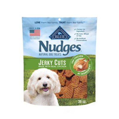 Blue Nudges Jerky Cuts Natural Chicken Dog Treats - 36 Oz - Image 1