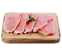 Haggen All Natural Raised in the USA Thin Cut Boneless Pork Loin Chops - 1 Lb