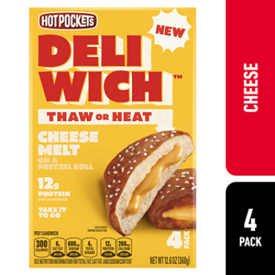 DELIWICH Cheddar & Ham Frozen Sandwich