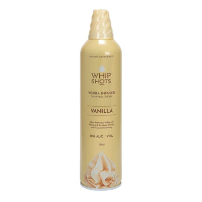 Whipshots Vanilla Vodka Whipped Cream Can - 200 Ml - Image 2