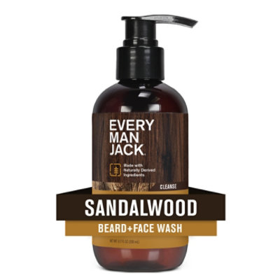 Every Man Jack Sandalwood Beard And Face Wash For Men - 6.7 Fl. Oz. - Image 1