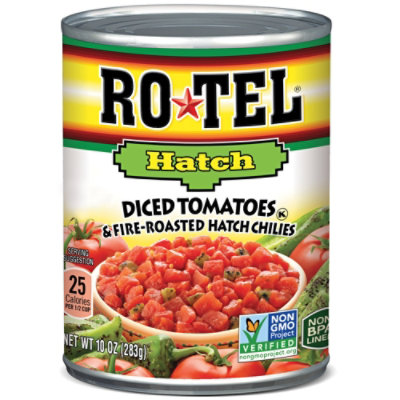 Rotel Diced Tomatoes & Fire Roasted Hatch Chilies - 10 Oz - Image 1