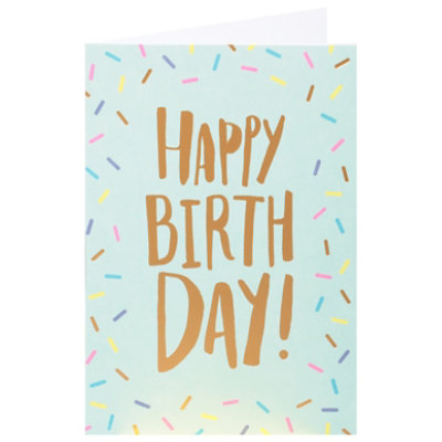 American Greetings Confetti Birthday Card - Each - Image 3