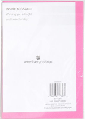 American Greetings Floral Birthday Card - Each - Image 4