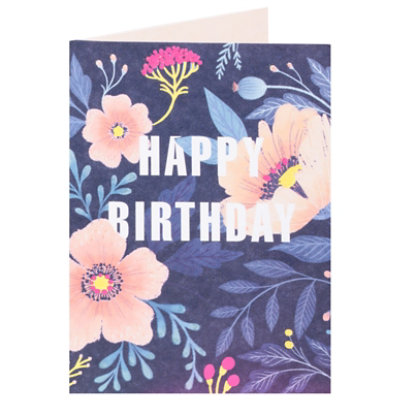 American Greetings Floral Birthday Card - Each - Image 1