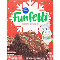 Pillsbury Funfetti Holiday Fudge Brownie - 19.4 Oz - Image 2