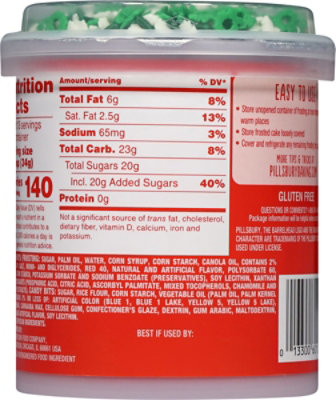 Pillsbury Funfetti Holiday Red Frosting - 15.6 Oz - Image 6