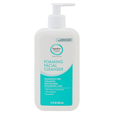 Signature Select/Care Facial Cleanser Foaming - 12 Fl. Oz. - Image 4