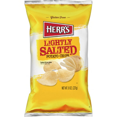 Herr's Lightly Salted Chips - 8 Oz - Image 2