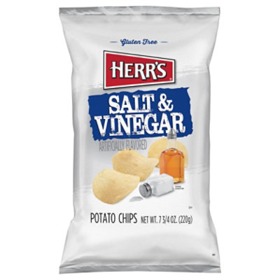 Herr's Salt & Vinegar Chips - 7.75 Oz - Image 1