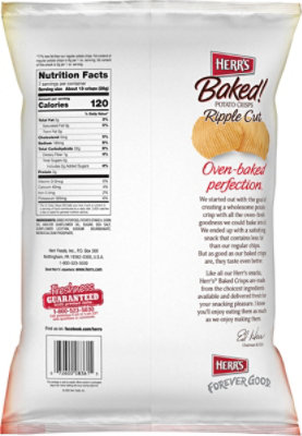 Herr's Baked Ripple Crisps - 7 Oz - Image 6