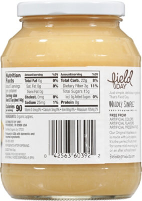 Field Day Organic Original Applesauce - 24 Oz - Image 6