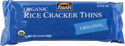 Asian Gourmet Organic Rice Cracker Thins - 3.5 Oz - Image 2