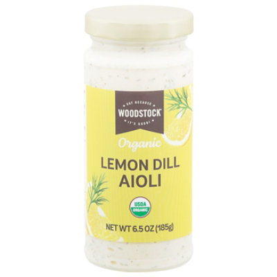 Woodstock Organic Lemon Dill Aioli - 6.5 Oz - Image 3