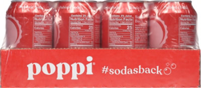 Poppi  Cola Classic Prebiotic Soda - 12-12 Fl. Oz. - Image 3