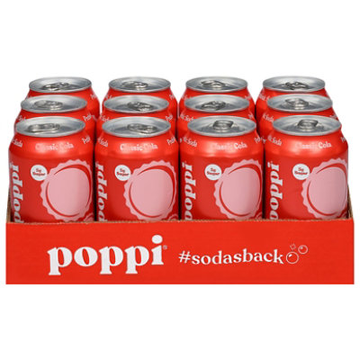 Poppi  Cola Classic Prebiotic Soda - 12-12 Fl. Oz. - Image 1