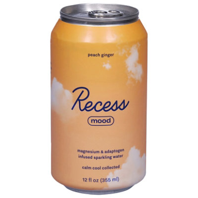 Recess Peach Ginger Sparkling Water - 12 Fl. Oz. - Image 3