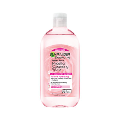 Garnier SkinActive Micellar Water Rose Cleansing Micellar Water Hydrating - 23.7 Fl. Oz. - Image 1