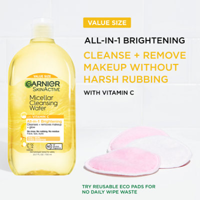 Garnier SkinActive Micellar Vitamin C Cleansing Water to Brighten Skin - 23.7 Fl. Oz. - Image 2