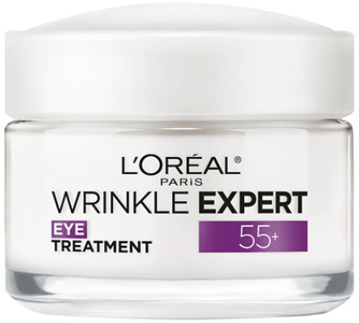 L'Oreal Paris Wrinkle Expert 55 Plus Anti Wrinkle Eye Treatment - 0.5 Oz - Image 1