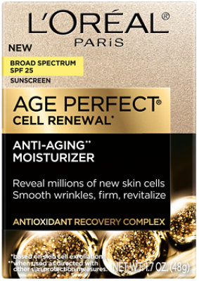 L'Oreal Paris Age Perfect Cell Renewal Anti-Aging Day Moisturizer SPF 25 - 1.7 Oz - Image 4